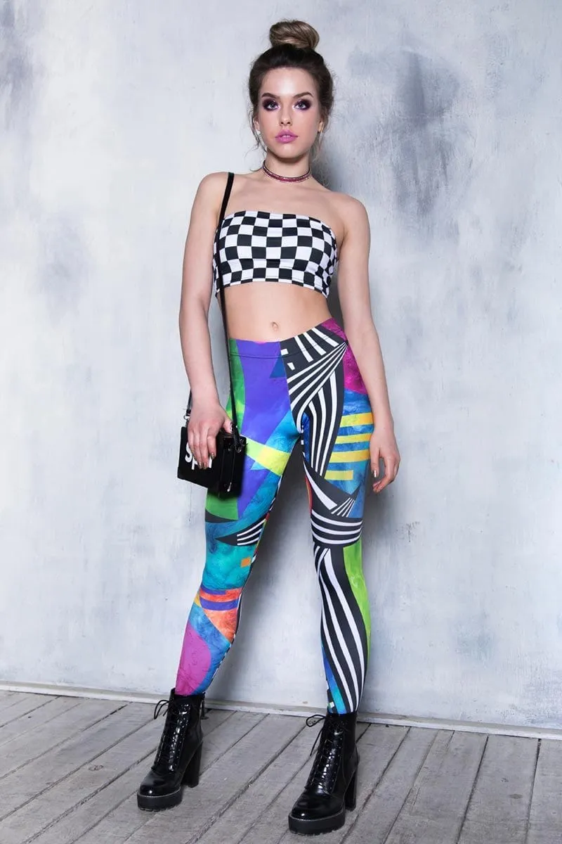 Abstract Geometry Leggings