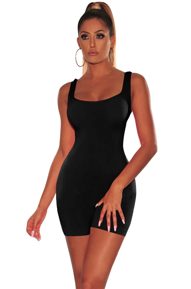 Casual Sexy Women's Backless Slim Playsuit