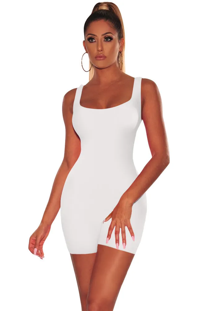 Casual Sexy Women's Backless Slim Playsuit