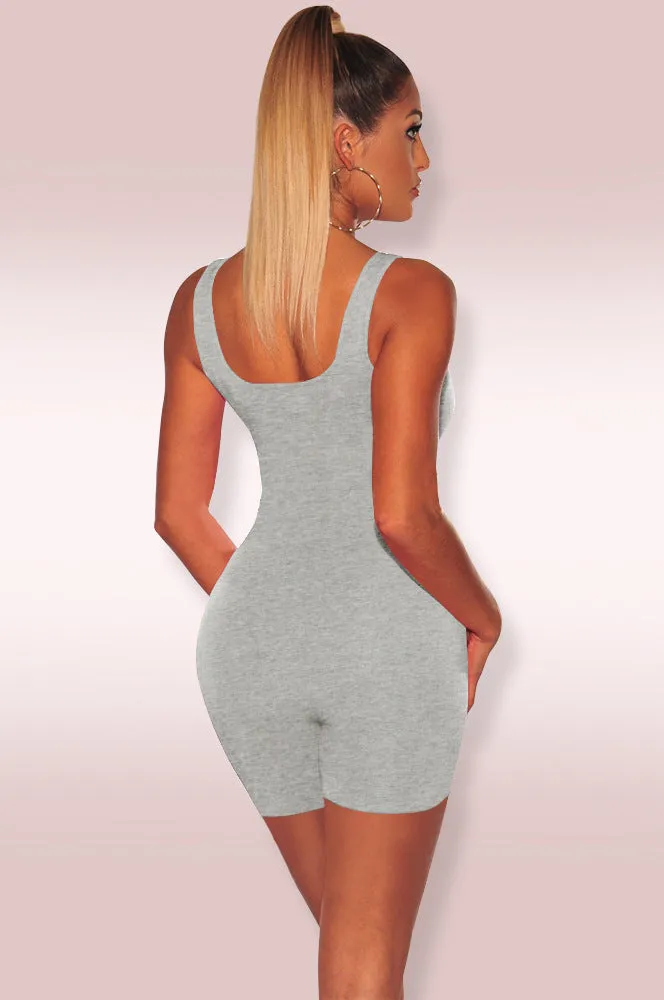 Casual Sexy Women's Backless Slim Playsuit