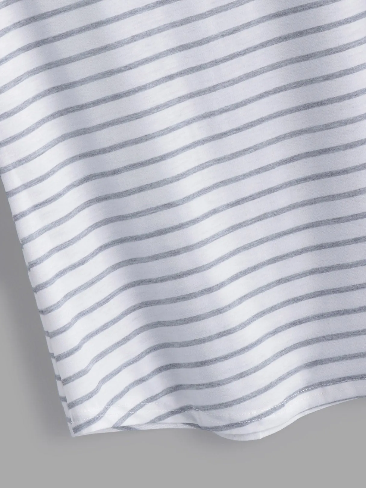 Custom Round Neck Stripe Half Sleeve T-Shirts