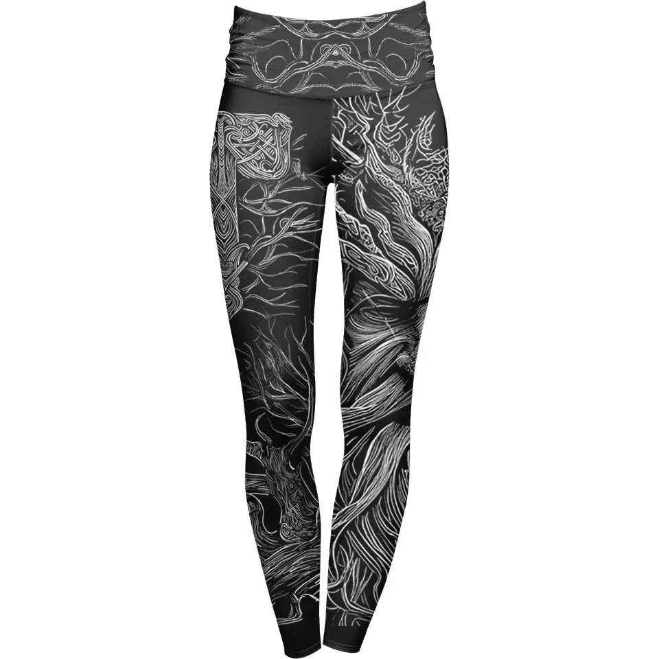 Dark Throne High Waisted Leggings