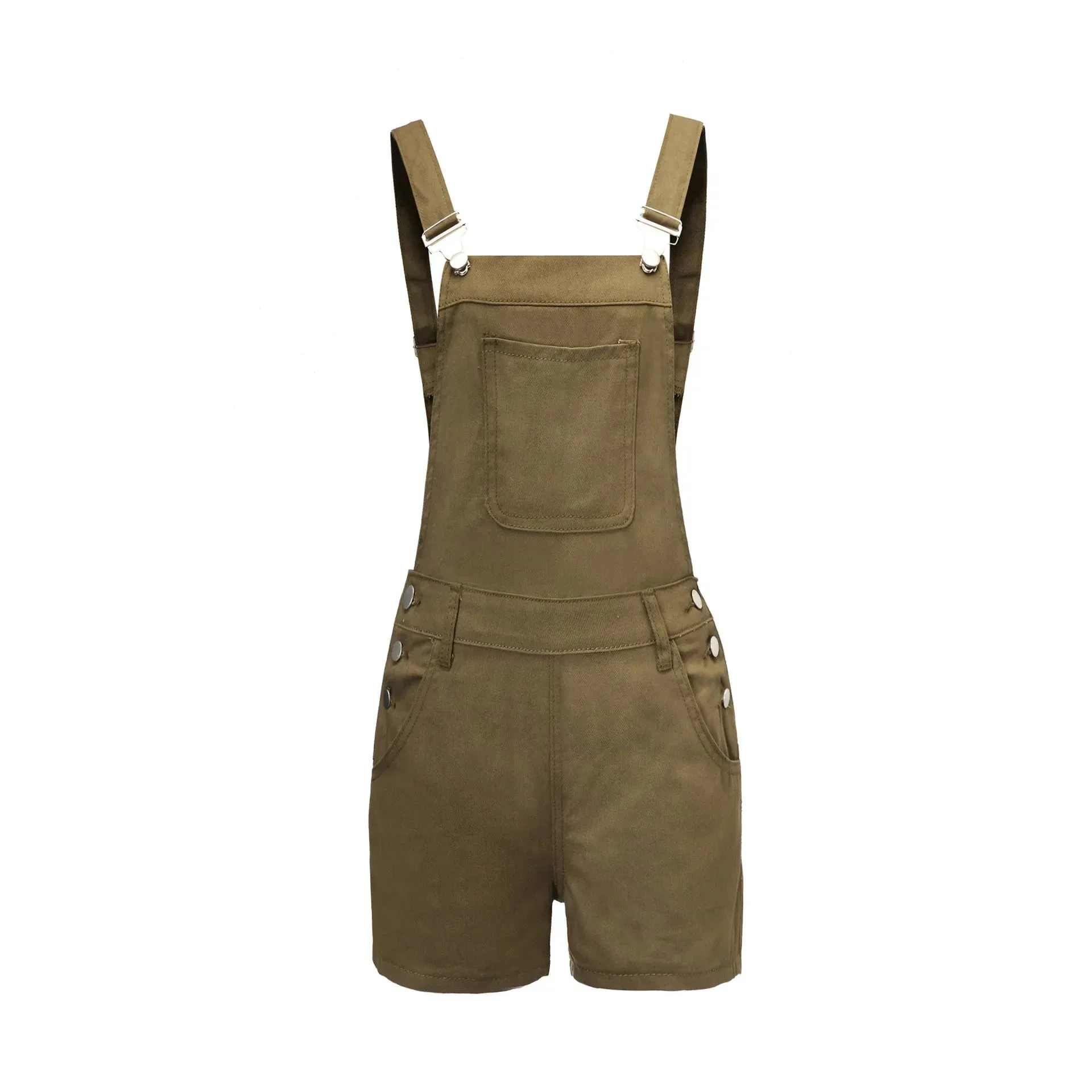 Denim Bib Short Overalls - Must-Have Rompers for the Season