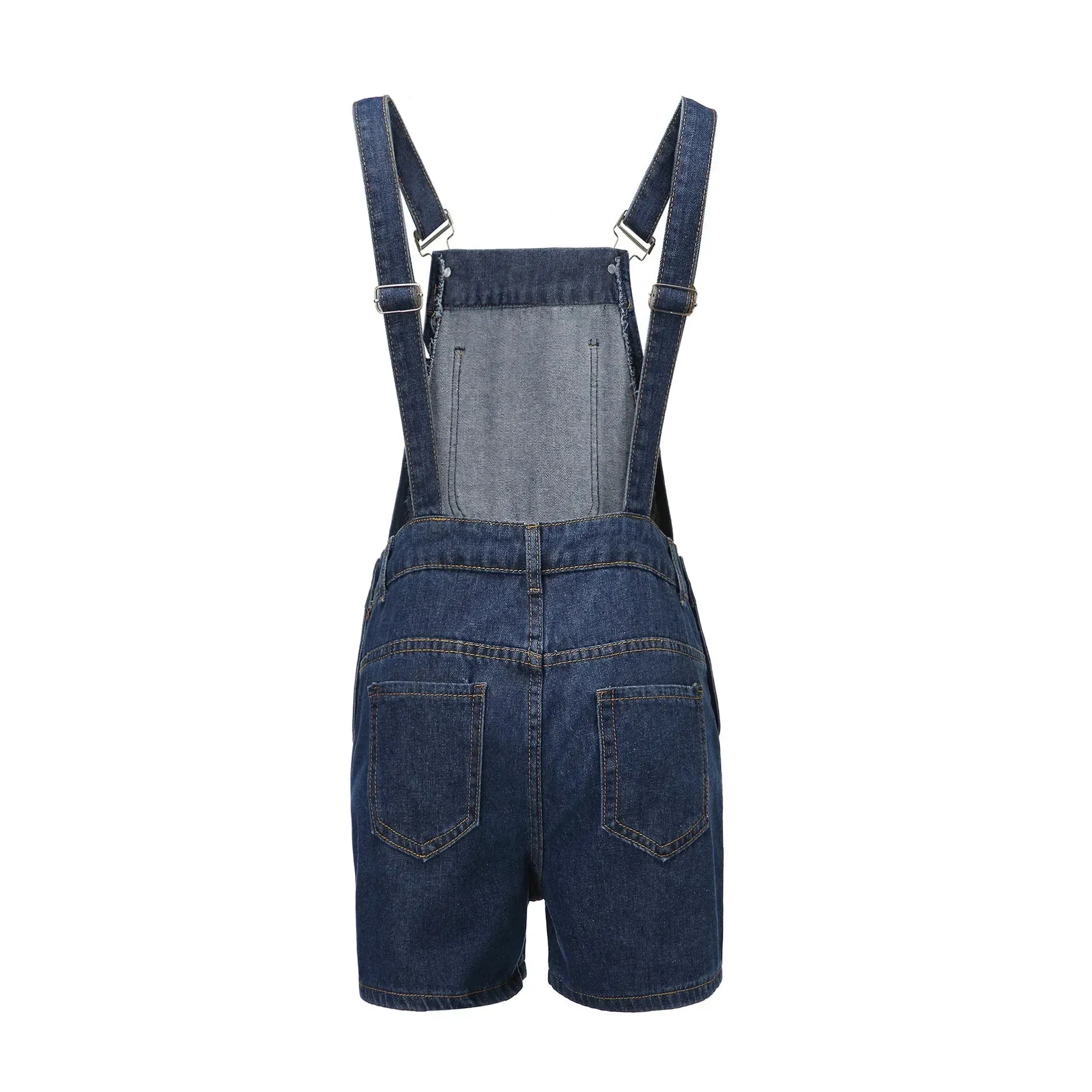 Denim Bib Short Overalls - Must-Have Rompers for the Season