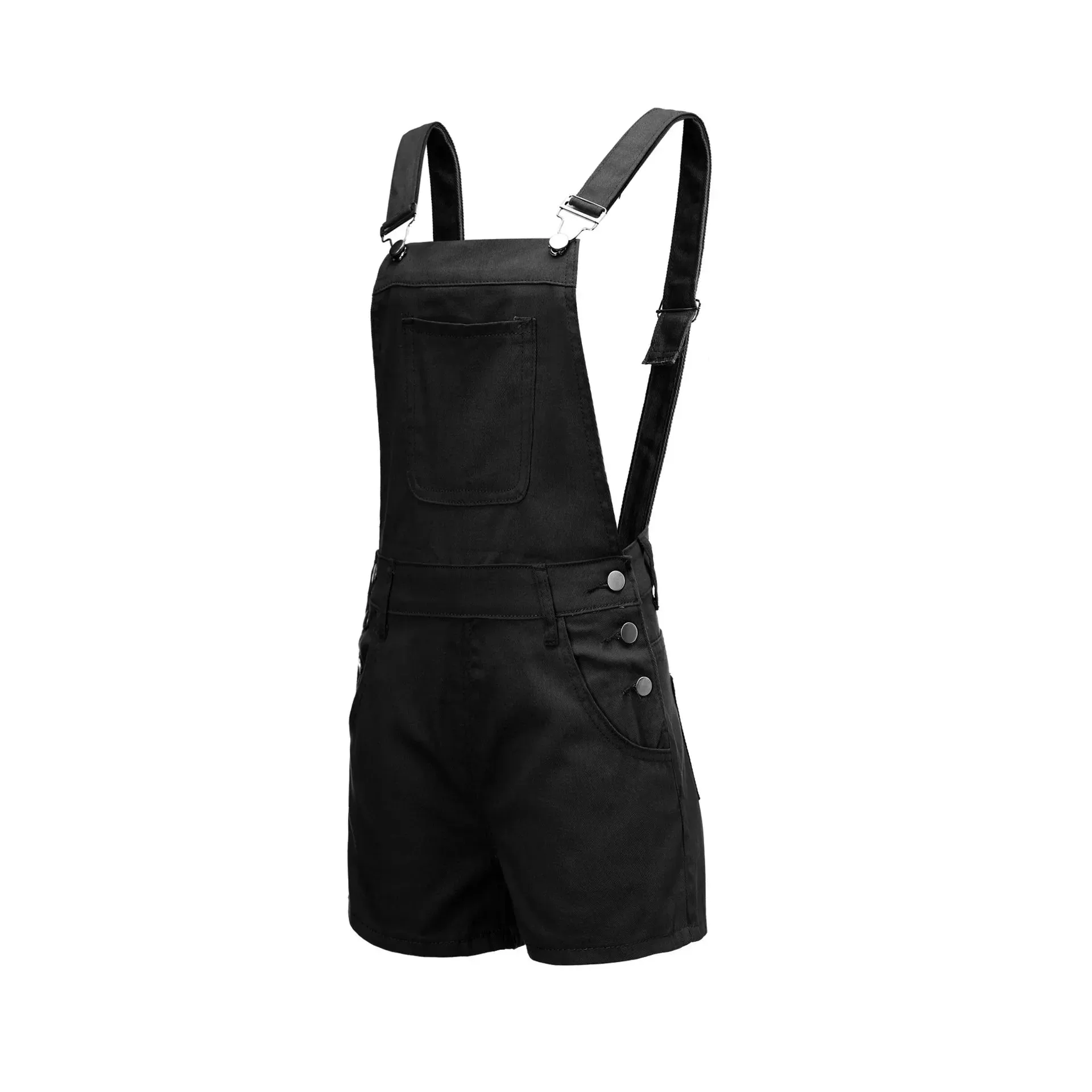 Denim Bib Short Overalls - Must-Have Rompers for the Season