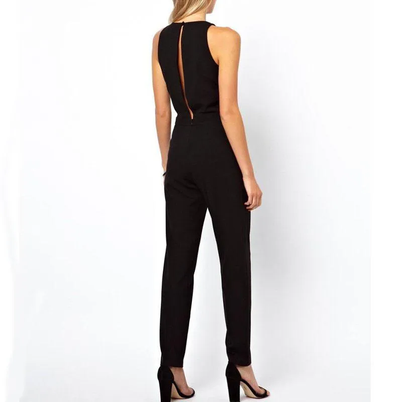 Elegant Sleeveless Summer Jumpsuit