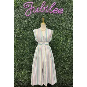 Emersyn Color Stripe Midi Dress