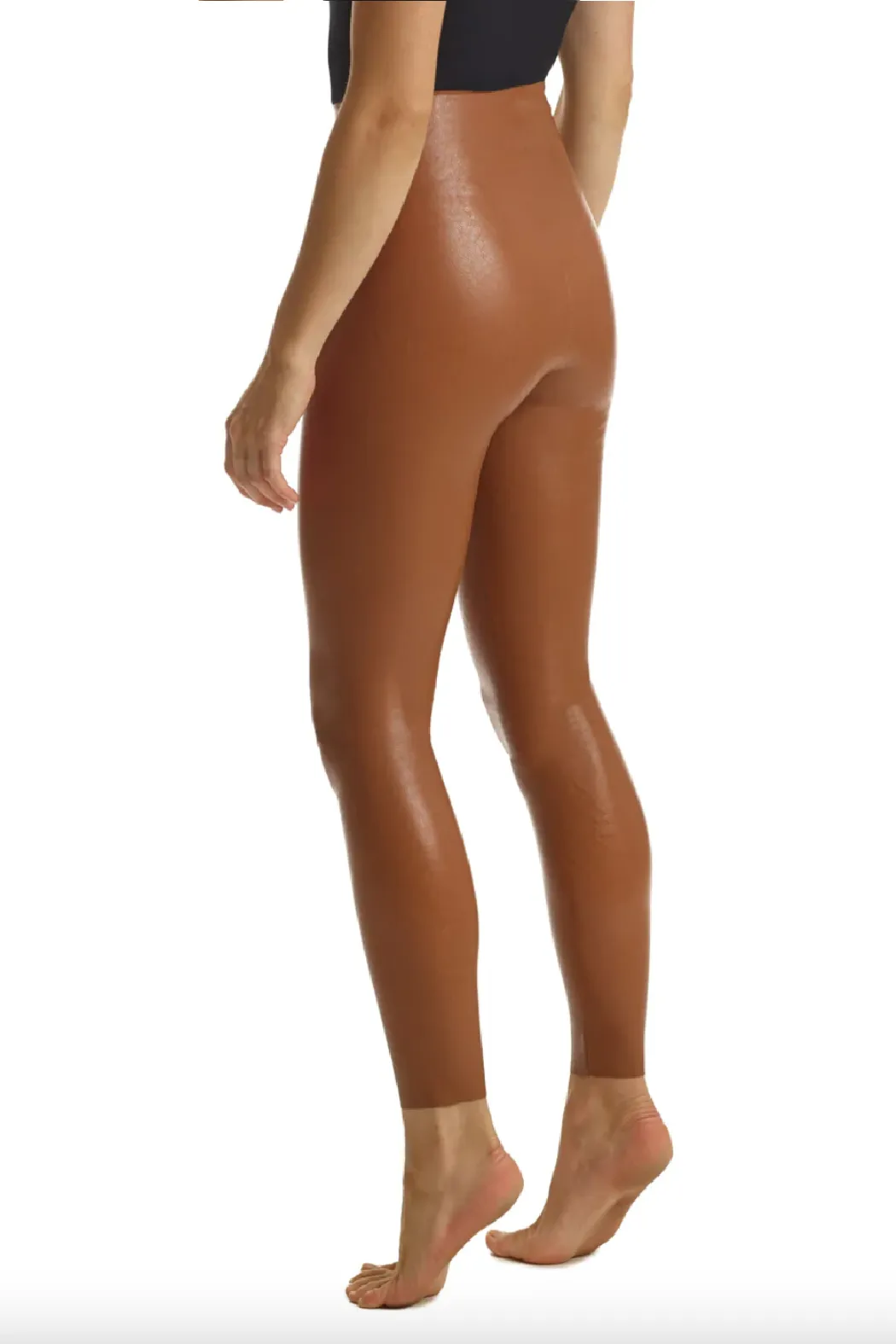 Faux Leather Legging - Cocoa