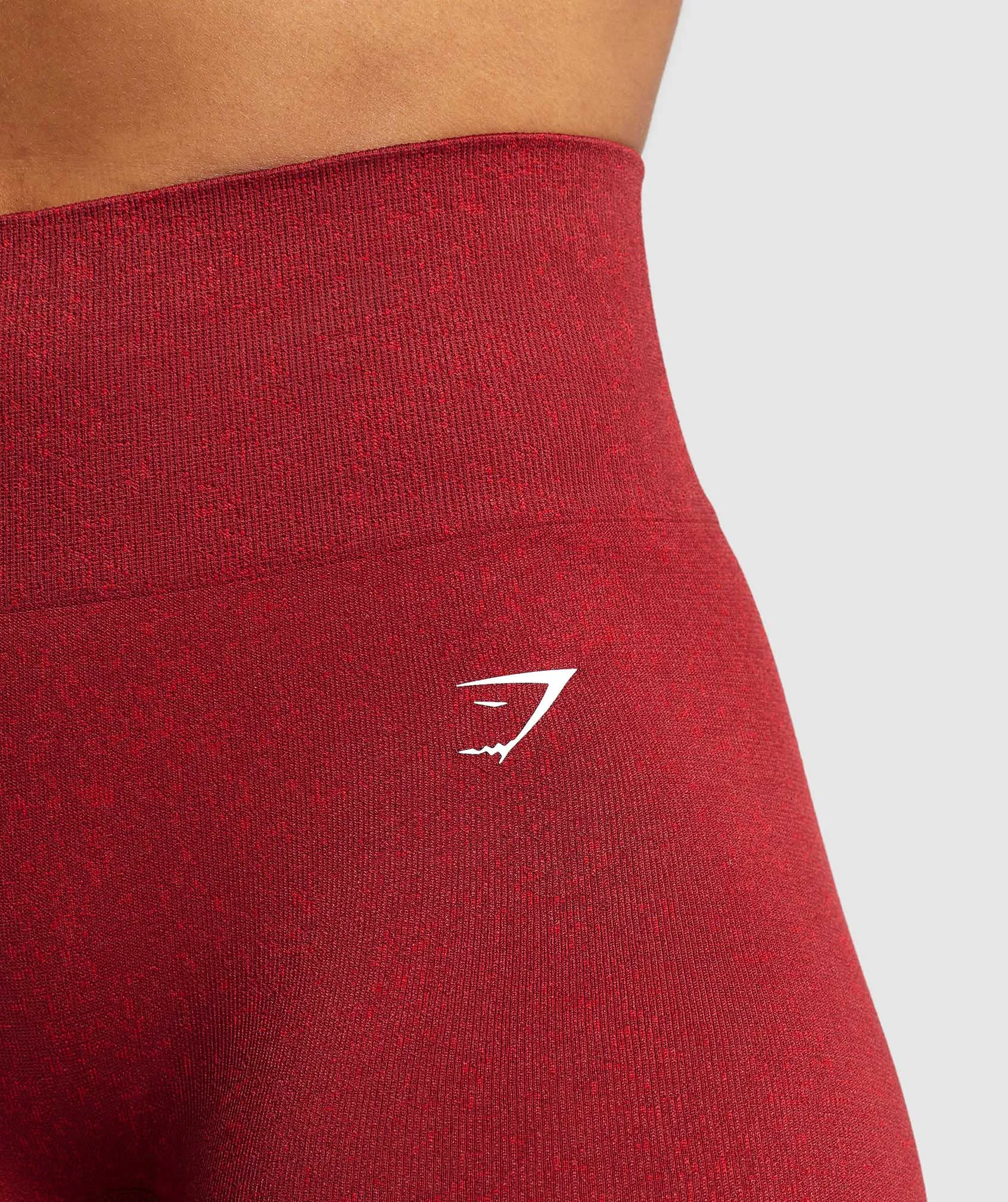 Gymshark Adapt Fleck Seamless Leggings - Reps Red/Conditioning Red