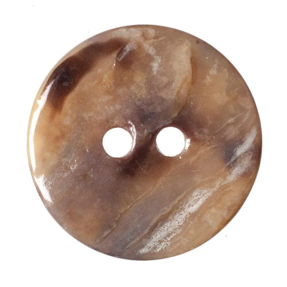 Hemline Shell Button 15 mm Pack of 5