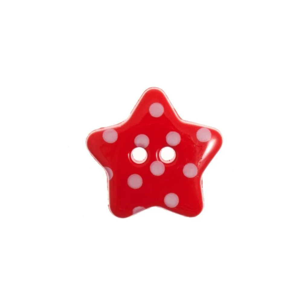 Hemline Star Button Pack of 4