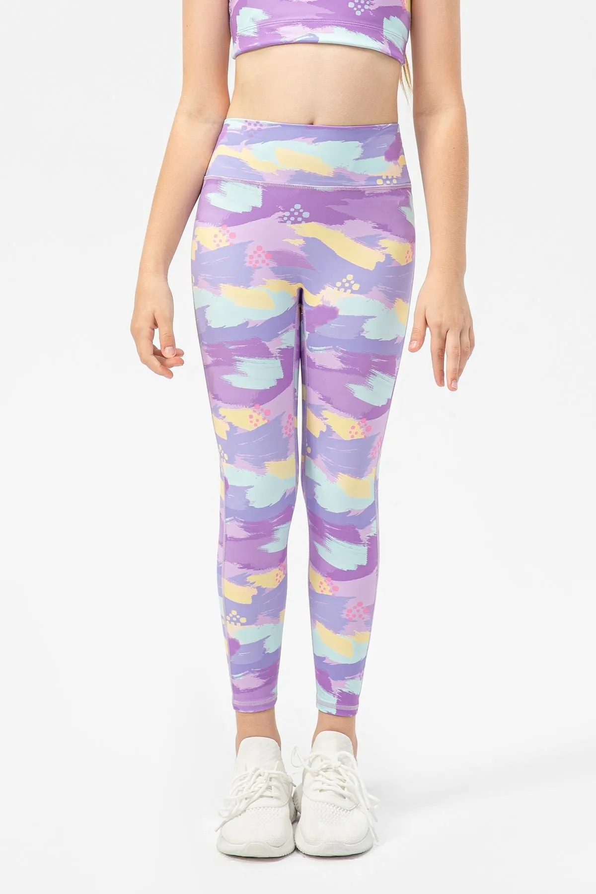 High-Rise Yoga Leggings for Girls