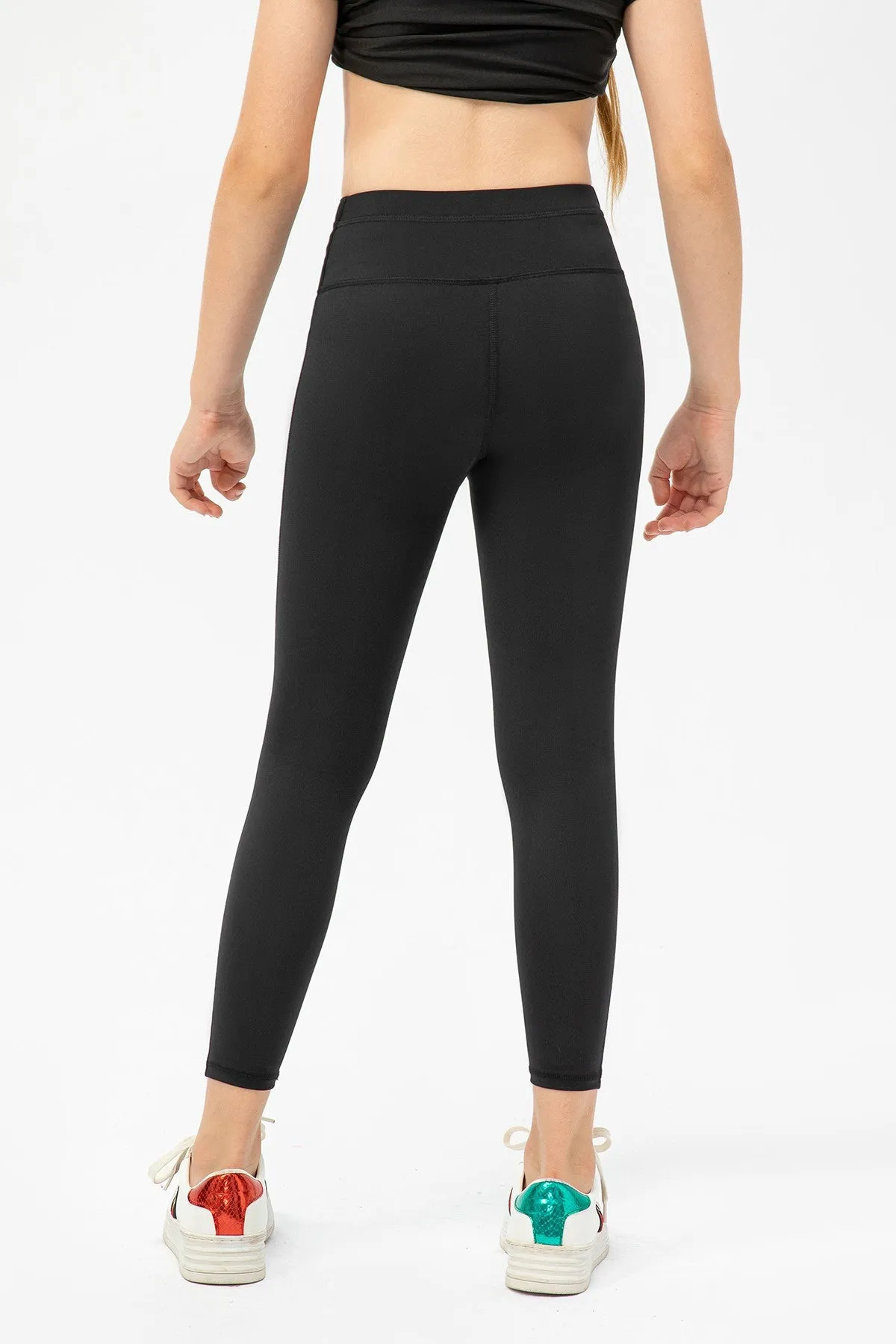 High-Rise Yoga Leggings for Girls