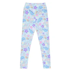 High-waisted Under the Sea Leggings