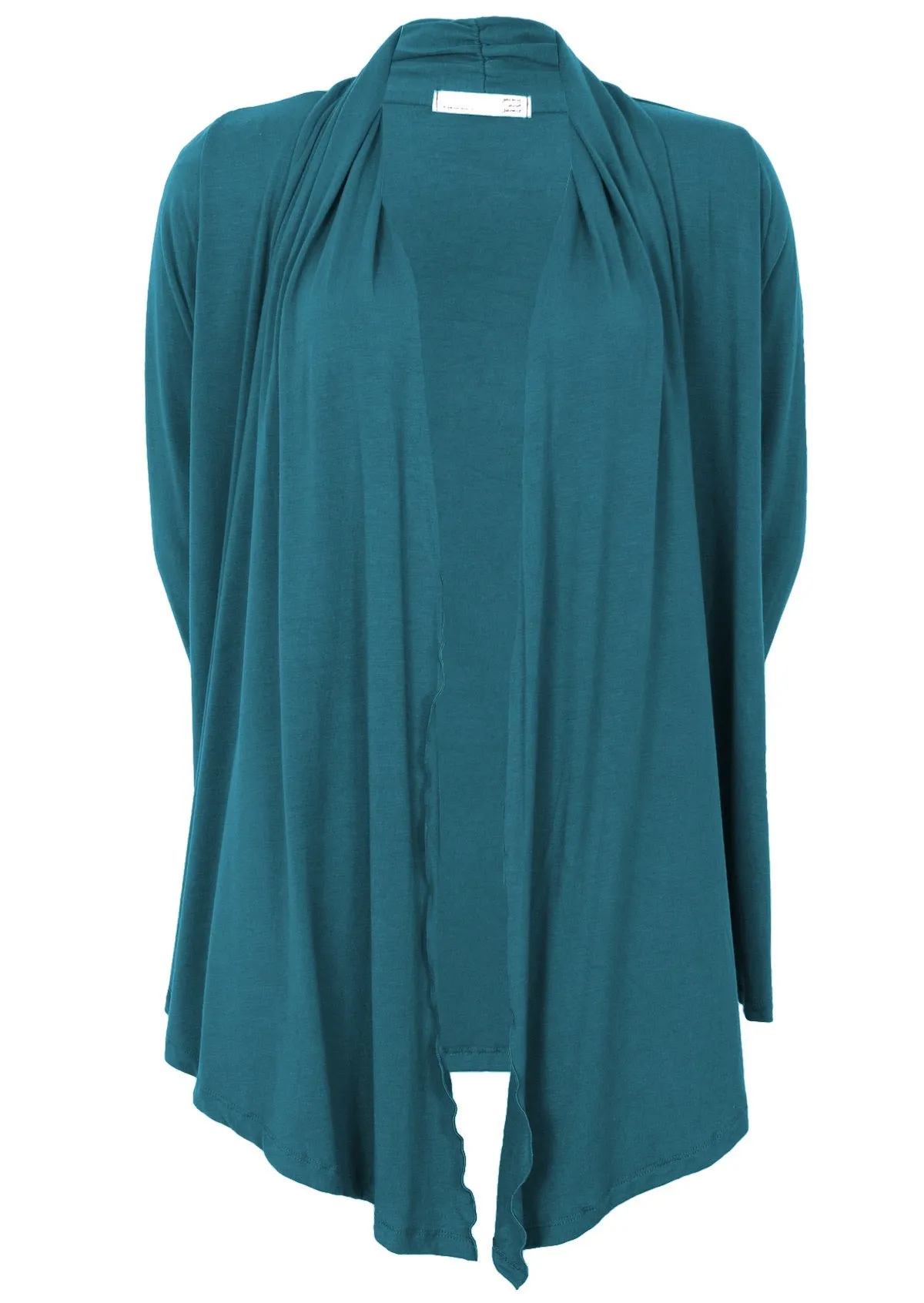 Long Sleeve Stretch Cardi Teal