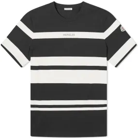 Moncler Striped Logo T-Shirt