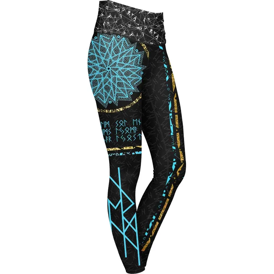 Nine Worlds High Waisted Leggings - Night Edition