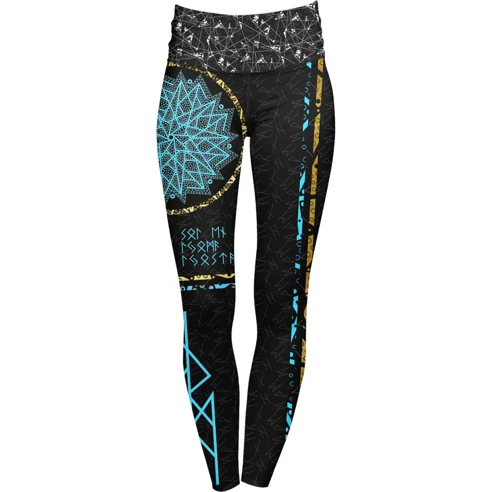 Nine Worlds High Waisted Leggings - Night Edition