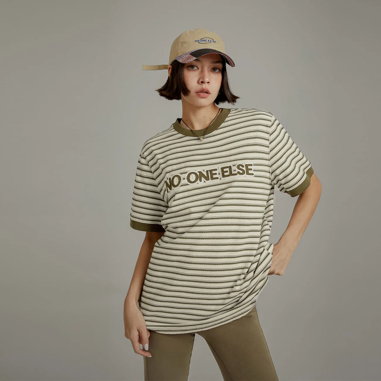 Noe Basic Striped Color T-Shirt