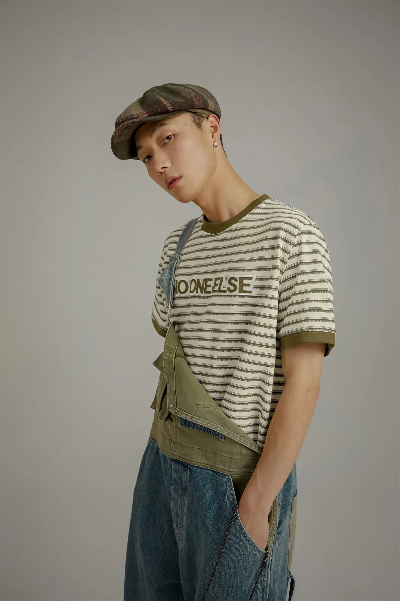 Noe Basic Striped Color T-Shirt