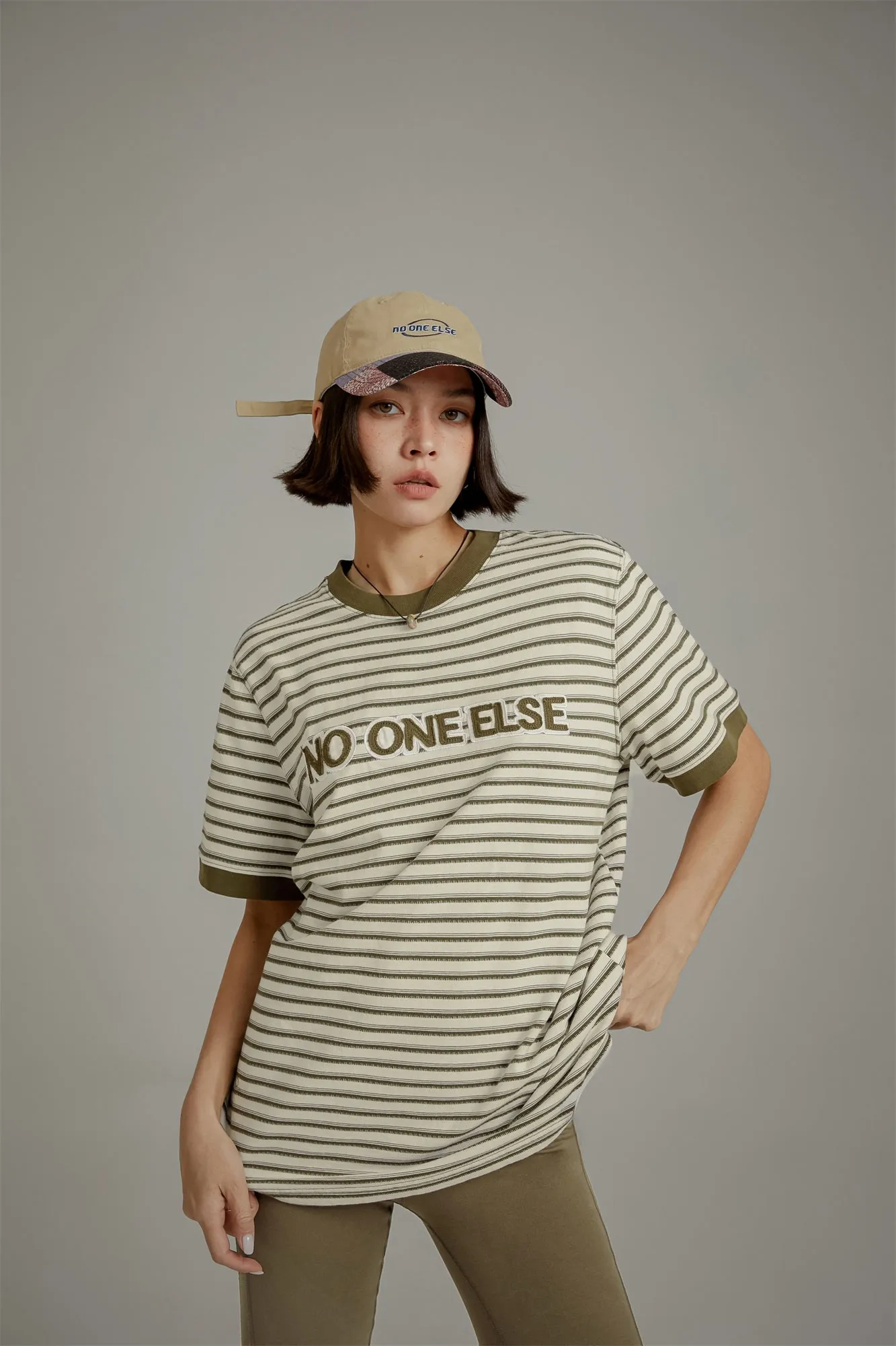 Noe Basic Striped Color T-Shirt