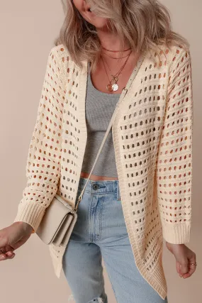 Open Knit Duster Cardigan