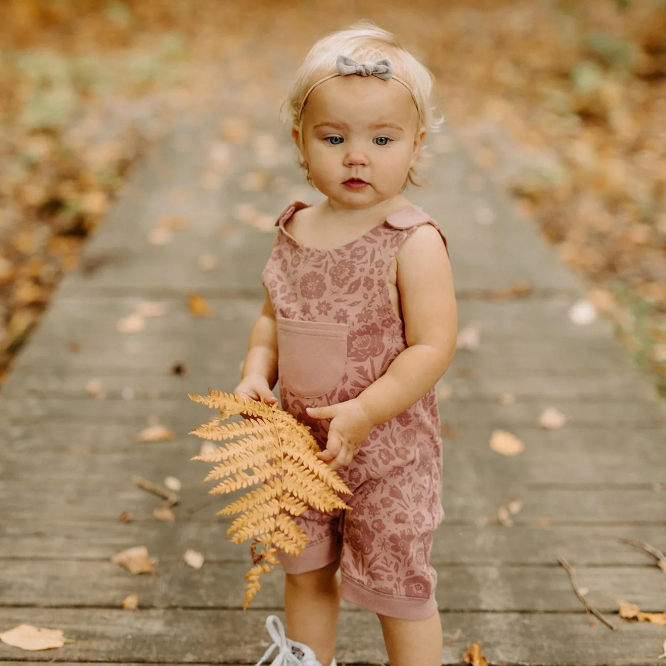 Organic Printed Sleeveless Rompers