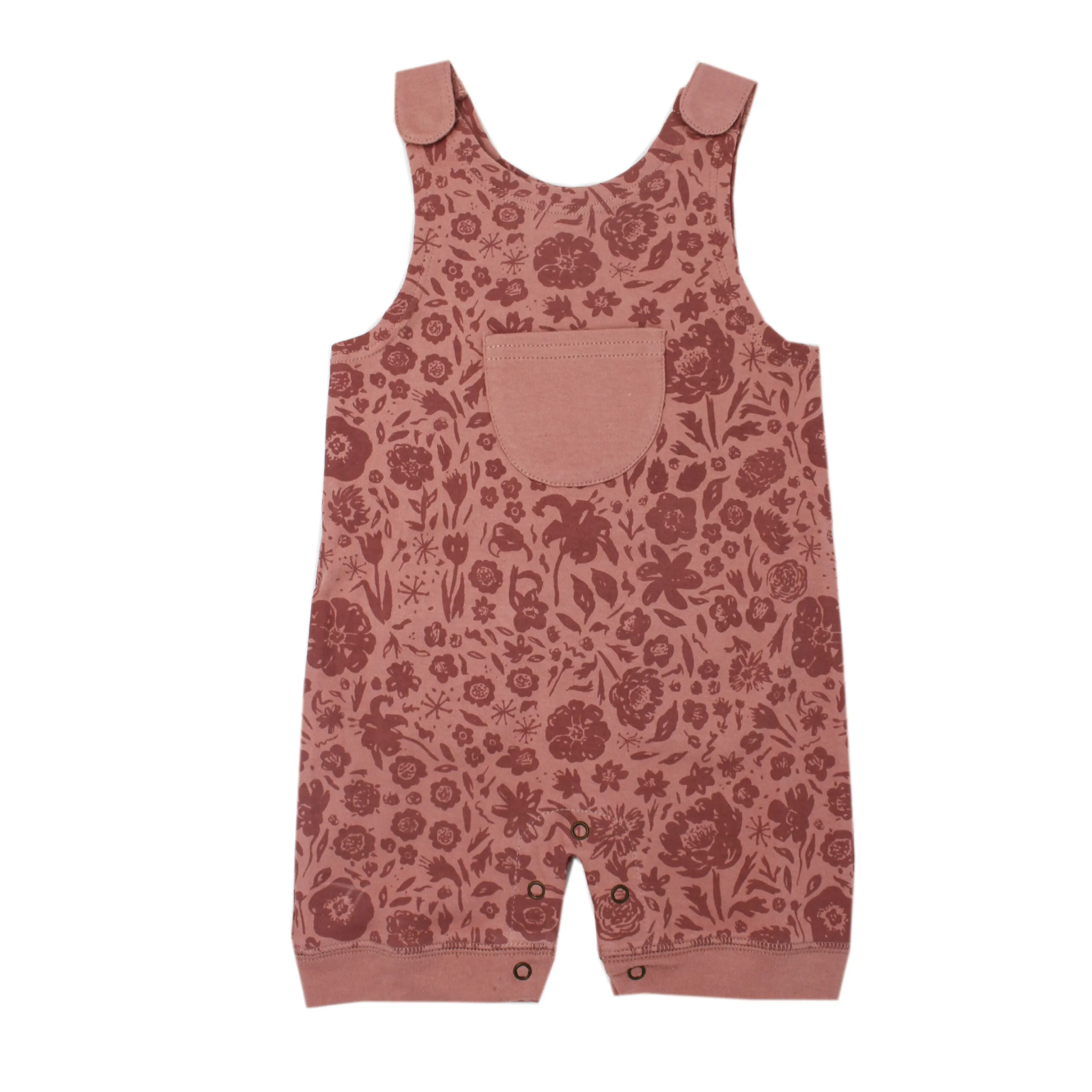 Organic Printed Sleeveless Rompers