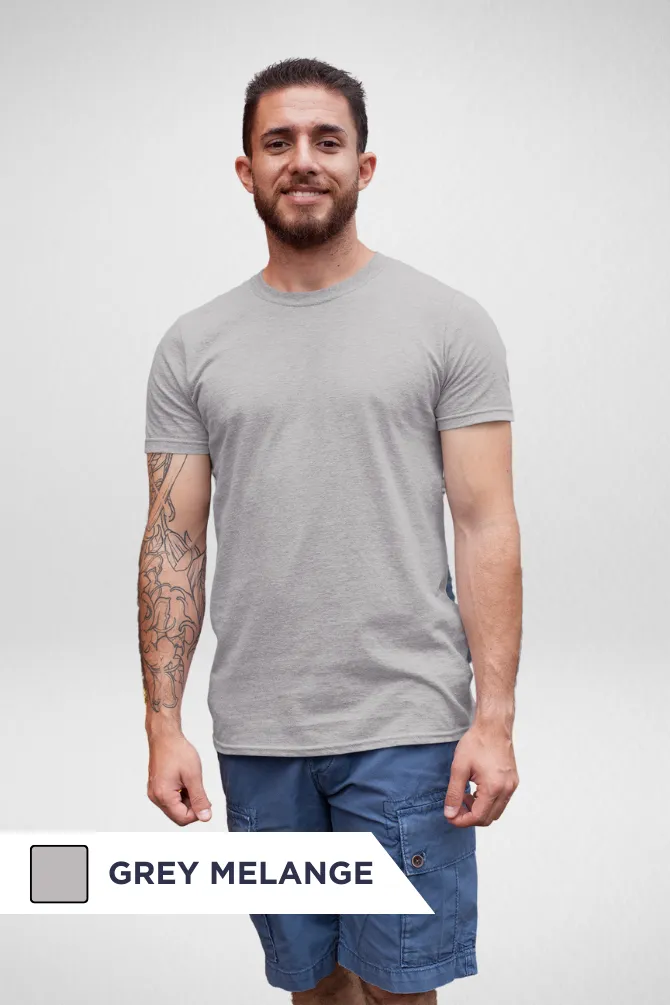 Pick Any 2 Plain T-shirts Combo for Men