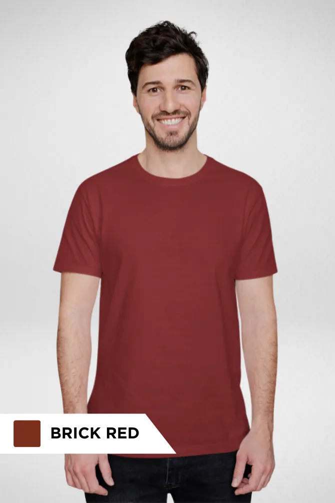 Pick Any 2 Plain T-shirts Combo for Men