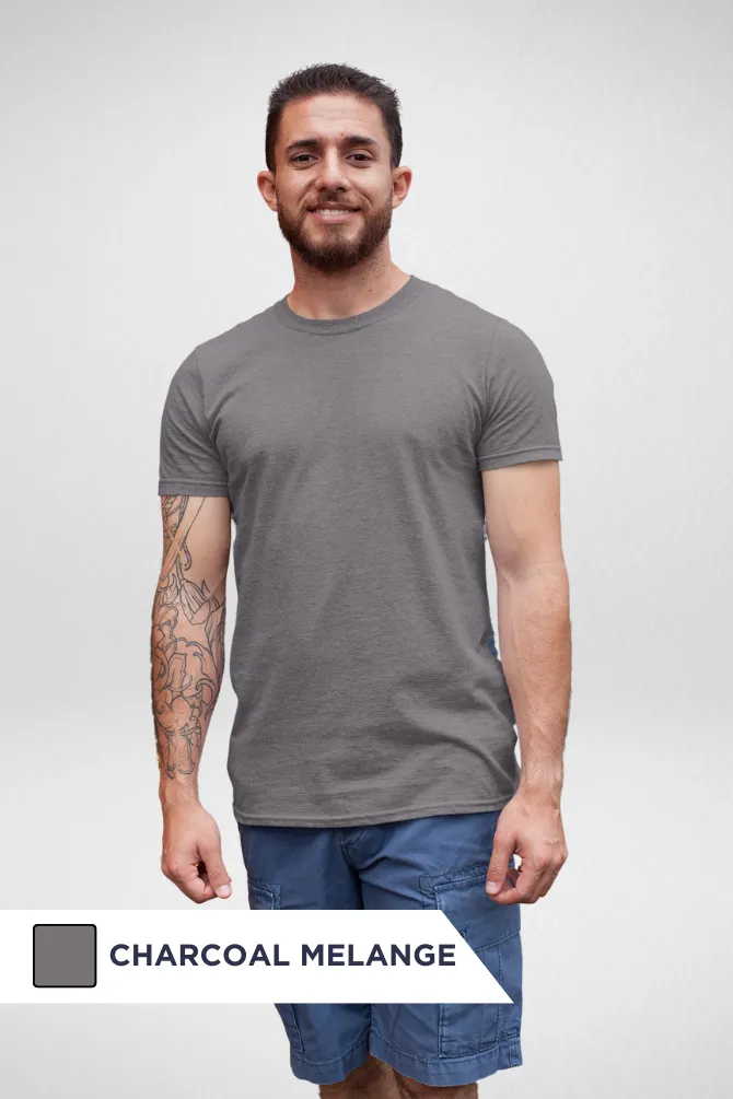 Pick Any 2 Plain T-shirts Combo for Men