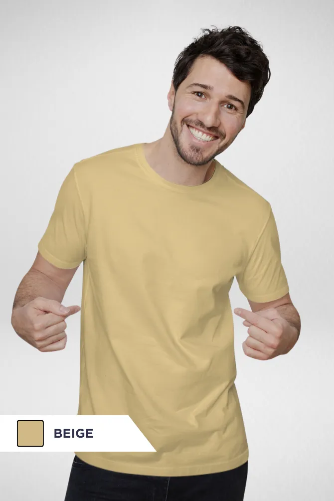 Pick Any 2 Plain T-shirts Combo for Men