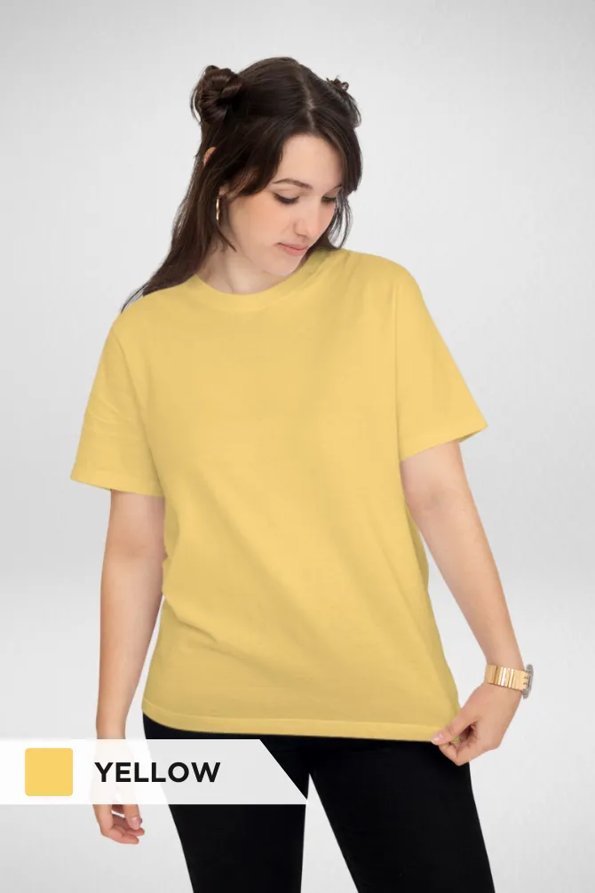 Pick Any 2 Plain T-shirts Combo for Women