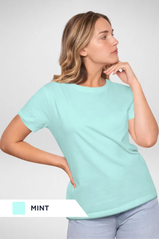 Pick Any 2 Plain T-shirts Combo for Women