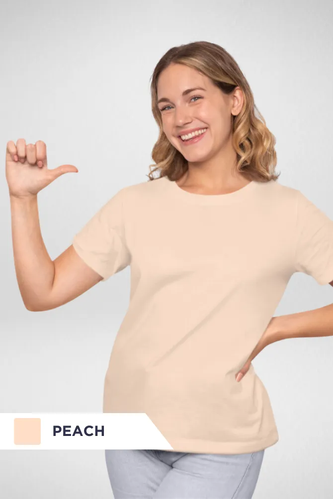 Pick Any 2 Plain T-shirts Combo for Women