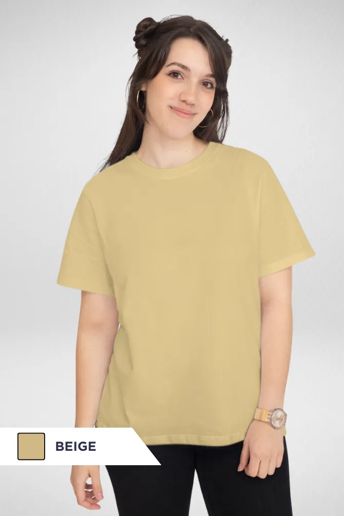 Pick Any 2 Plain T-shirts Combo for Women