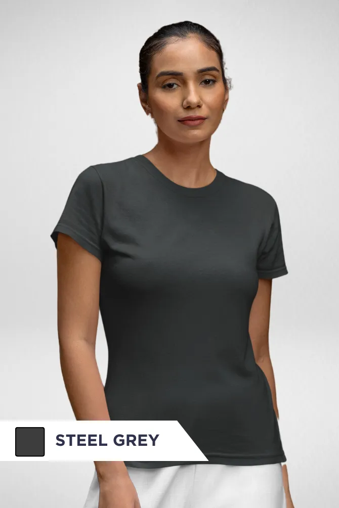 Pick Any 2 Plain T-shirts Combo for Women