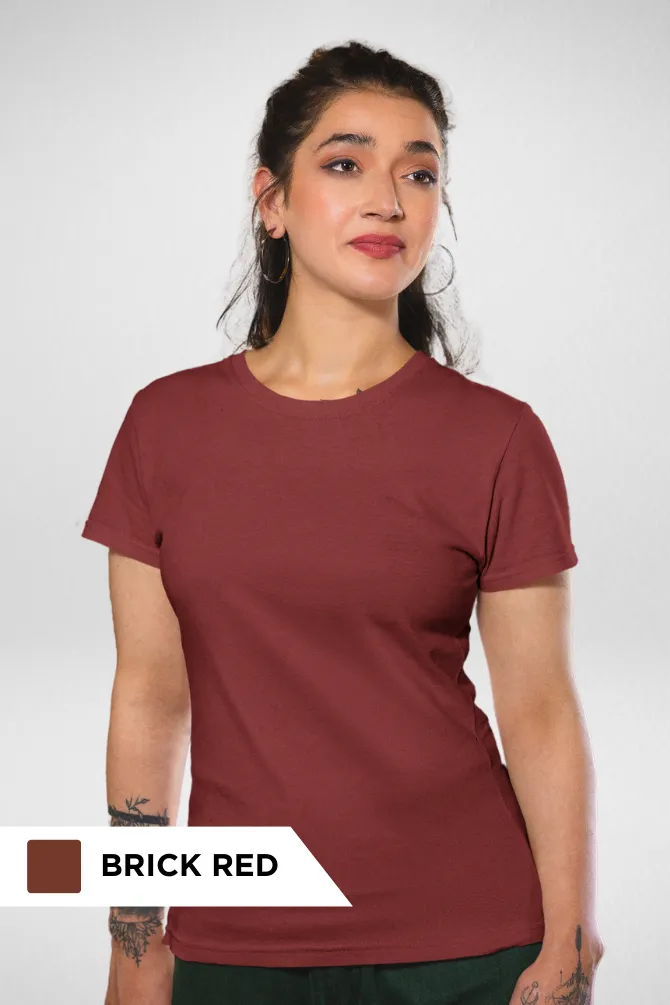 Pick Any 2 Plain T-shirts Combo for Women