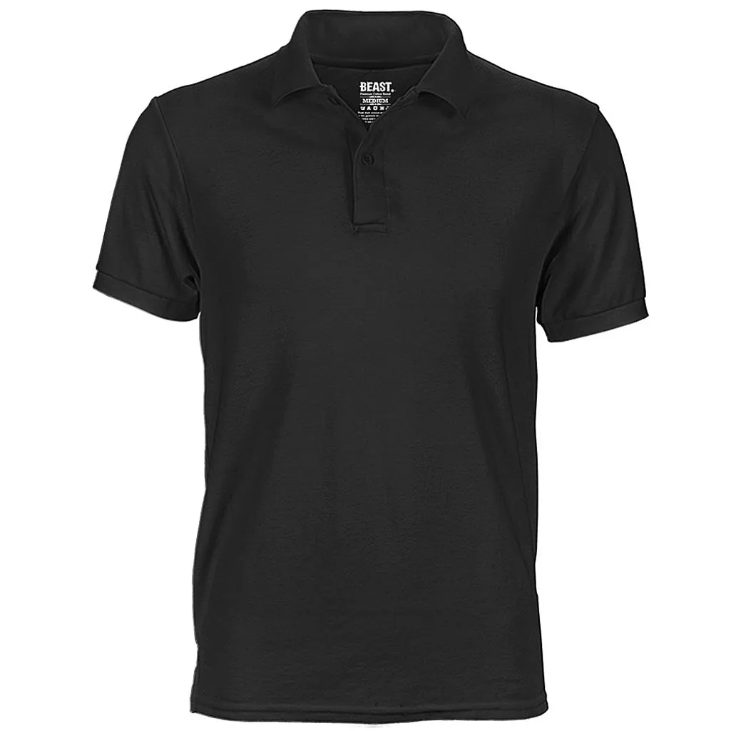 Raven Black Polo T-Shirt