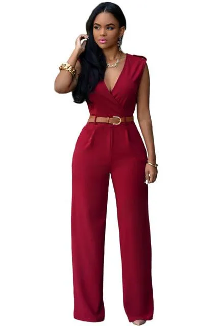 Sleeveless Slim Jumpsuit