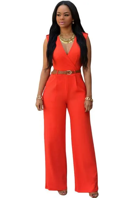 Sleeveless Slim Jumpsuit