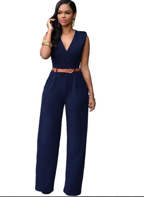 Sleeveless Slim Jumpsuit