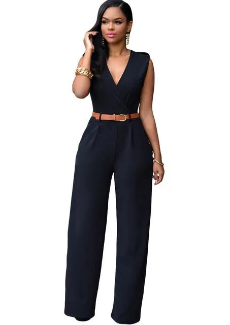 Sleeveless Slim Jumpsuit