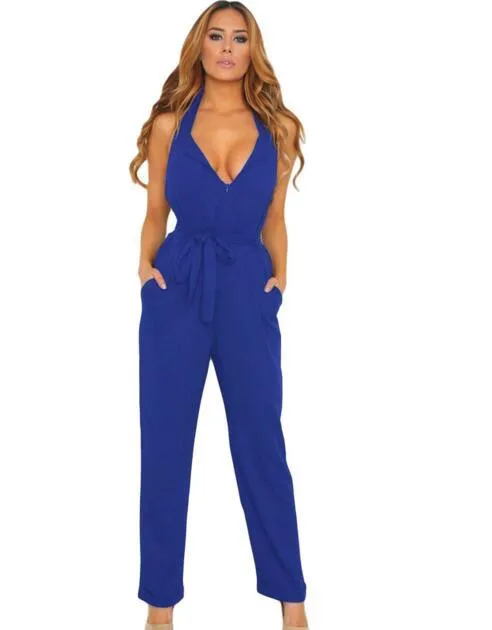 Sleeveless Slim Jumpsuit