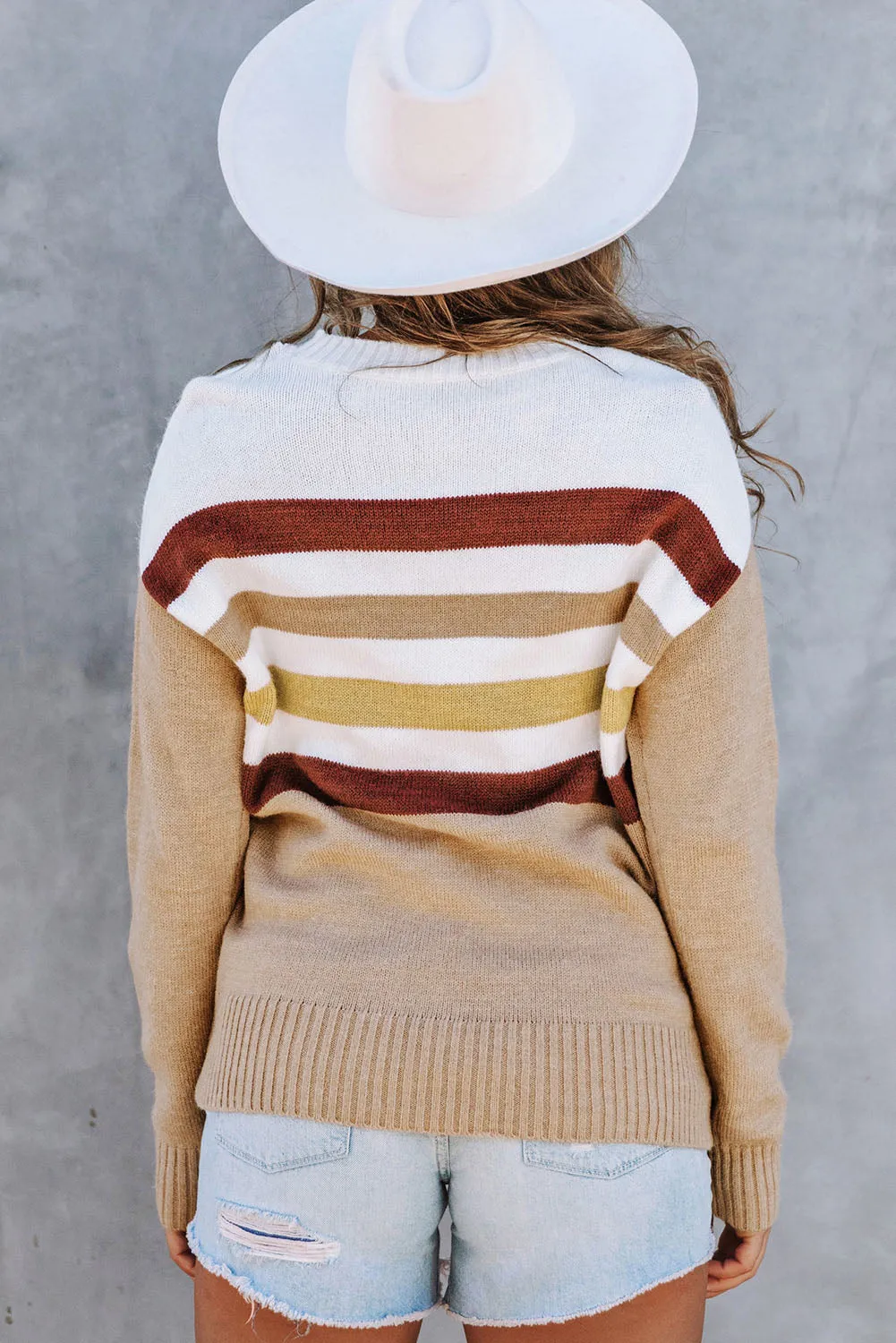 Striped Long Sleeve Sweater