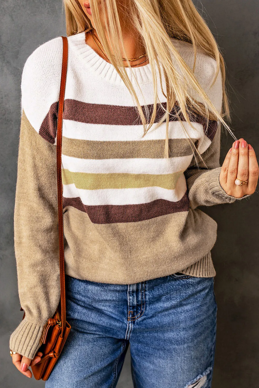 Striped Long Sleeve Sweater