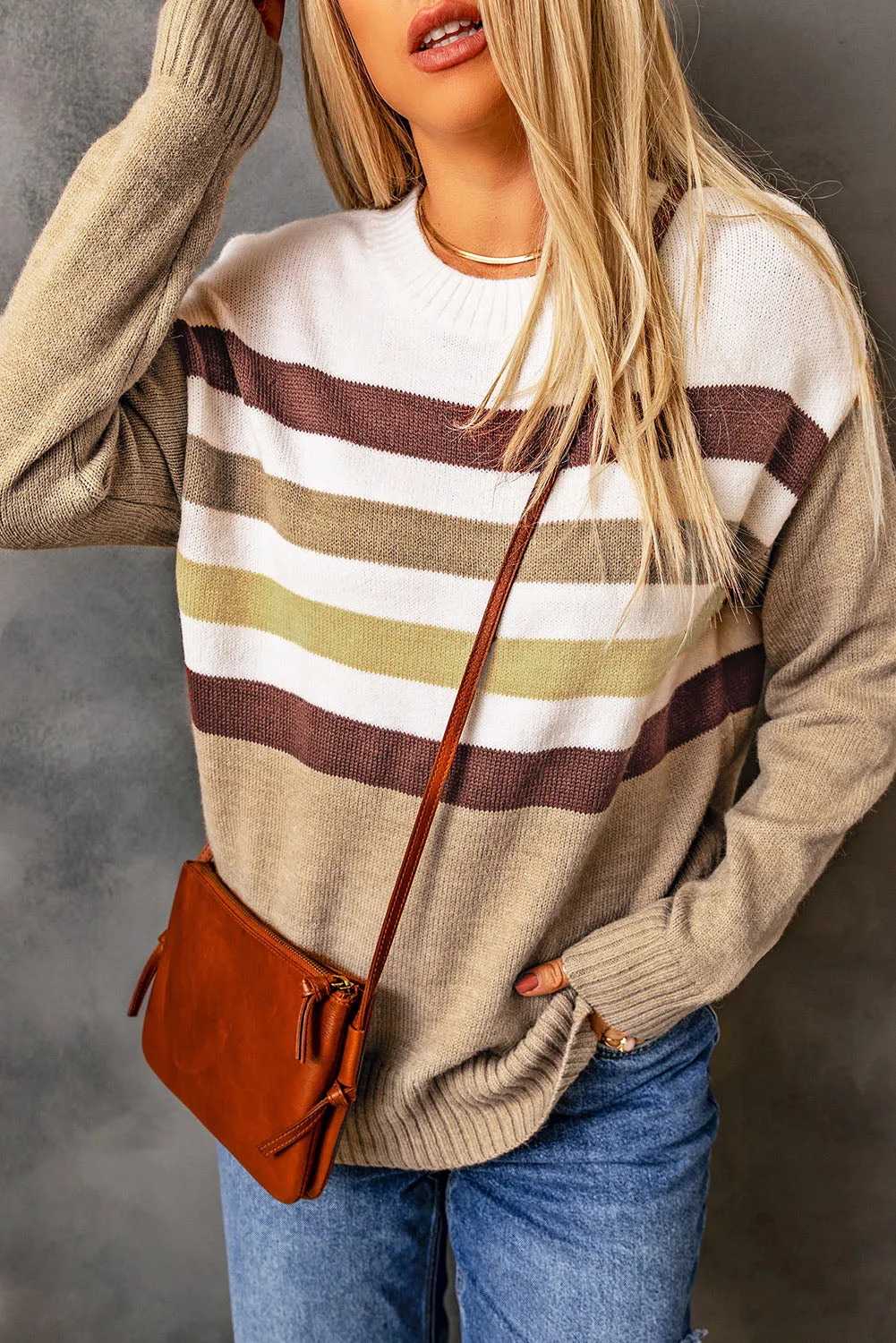 Striped Long Sleeve Sweater