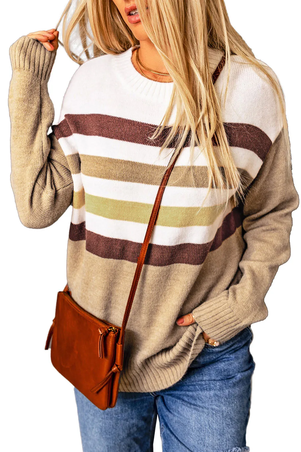 Striped Long Sleeve Sweater