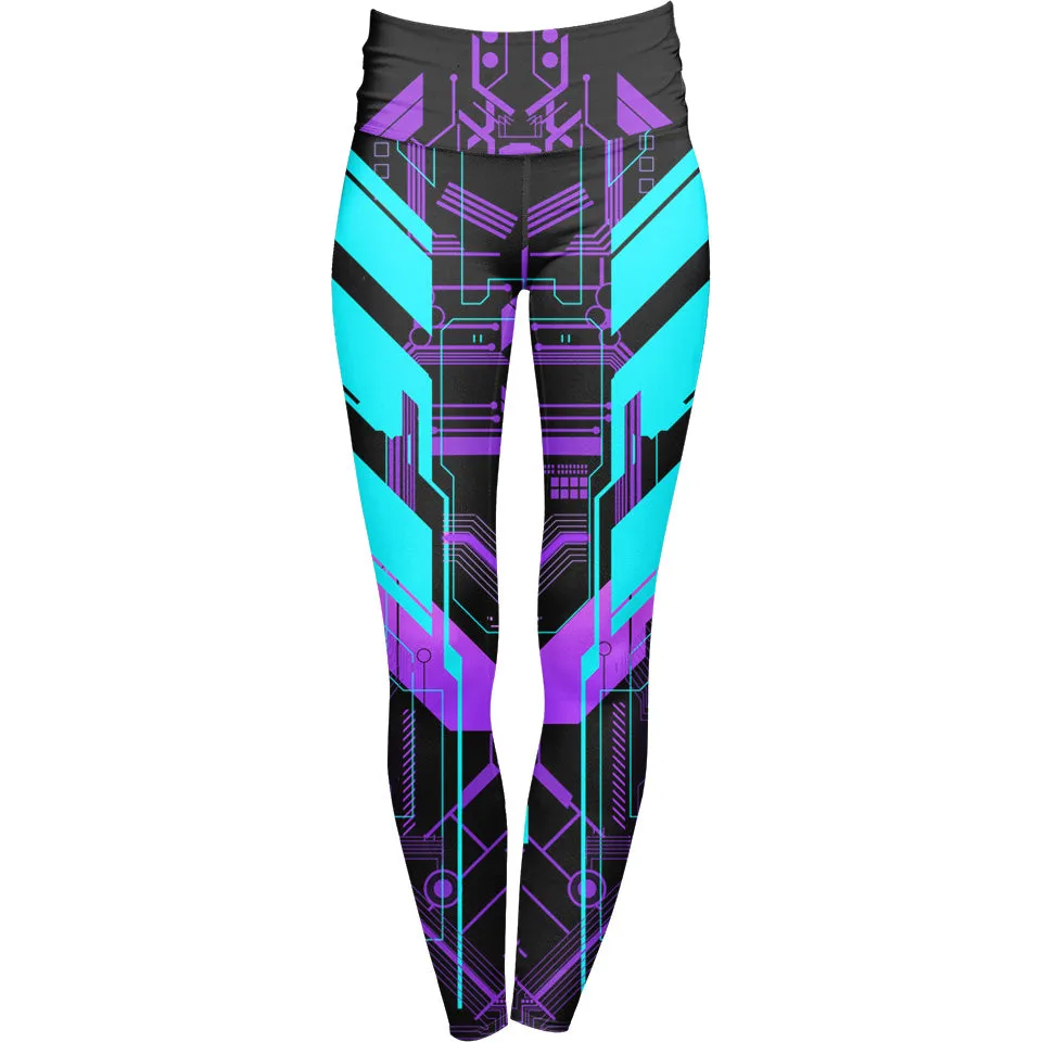 Ultraviolet High Waisted Leggings