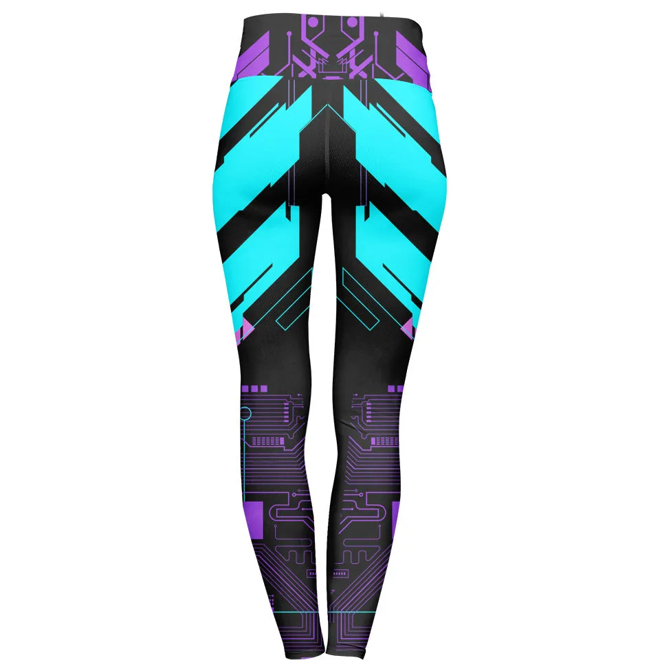 Ultraviolet High Waisted Leggings